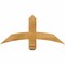 Ekena Millwork Bellingham Rough Sawn Timber Gable Bracket, Western Red Cedar, 36"W x 16"H x 2"D x 4"F, 11/12 Pitch GBW036X16X0204BEL00RWR - alternate 1